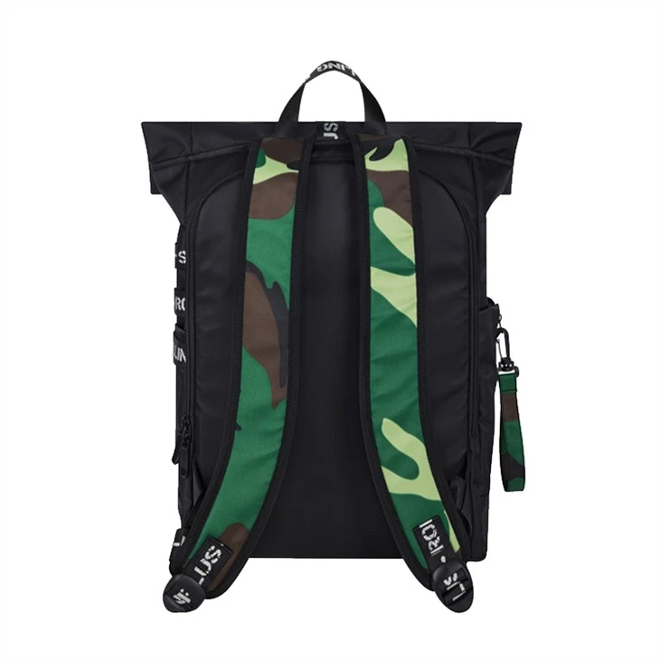 FASHION SPORTS BAG-camoflage green back